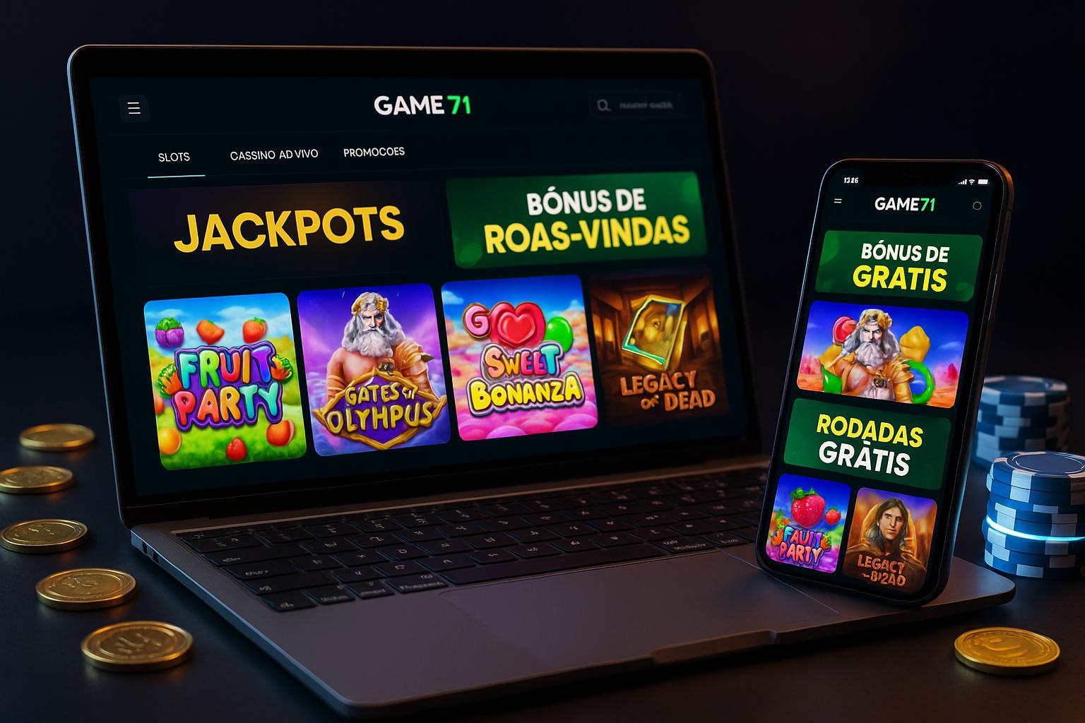 Jogos de Slot no Casino Online GAME71