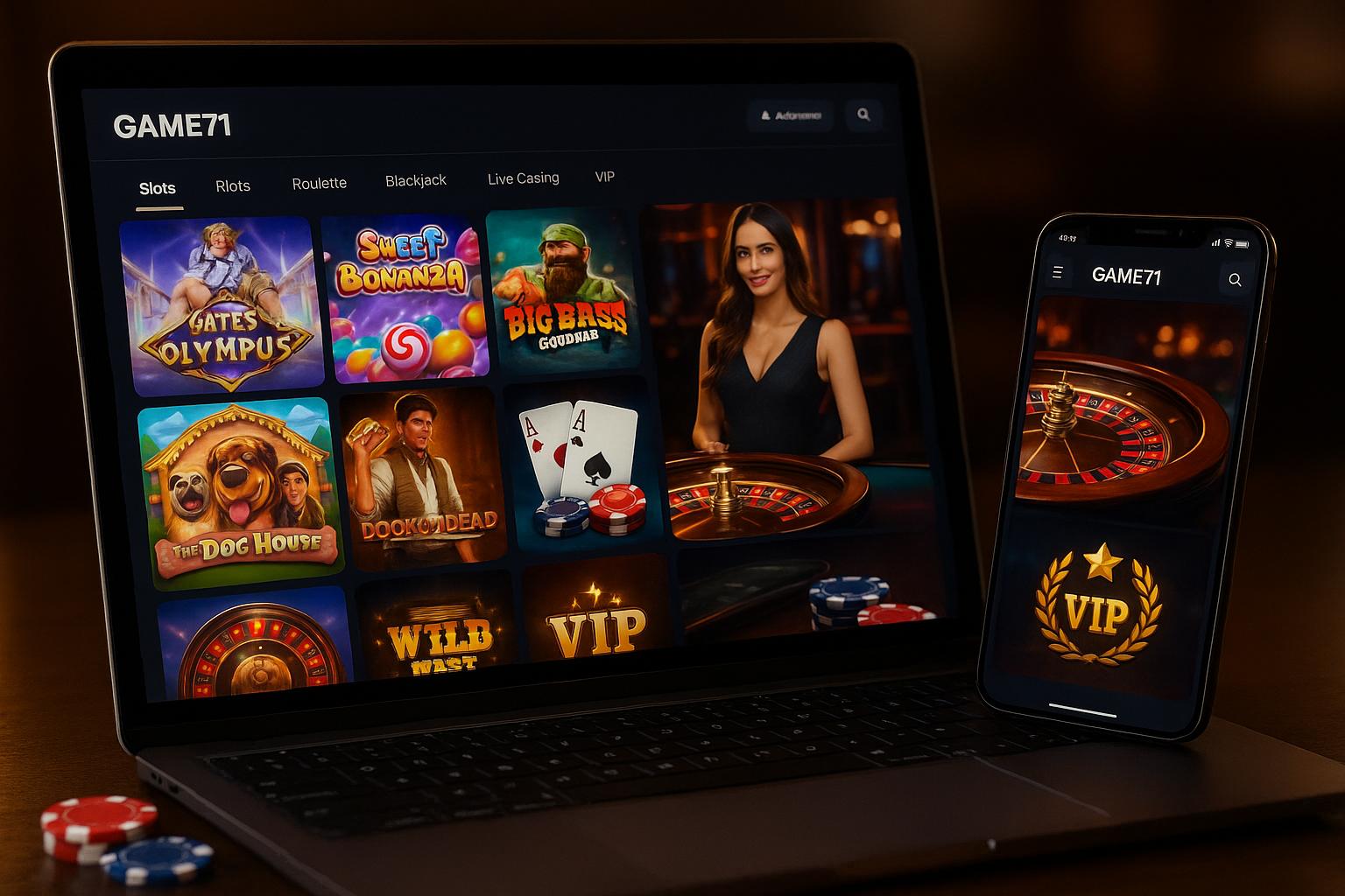 Jogos de cassino online GAME71