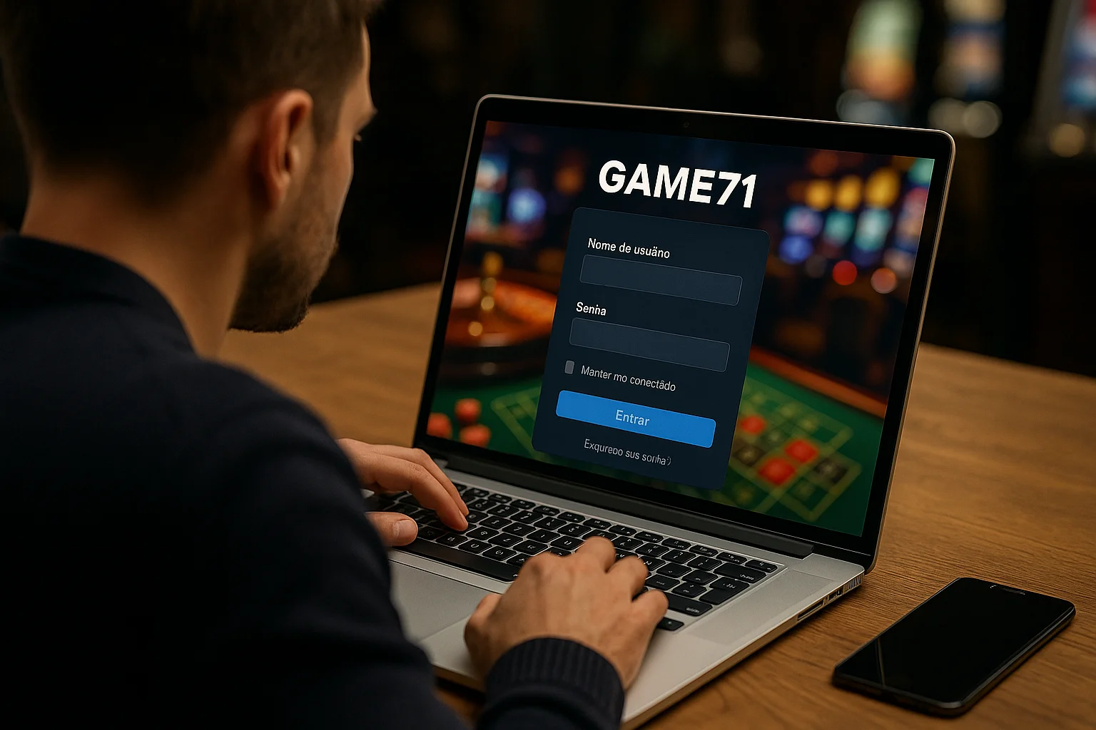 Não Perca tempo, o rRgistro na site GAME71